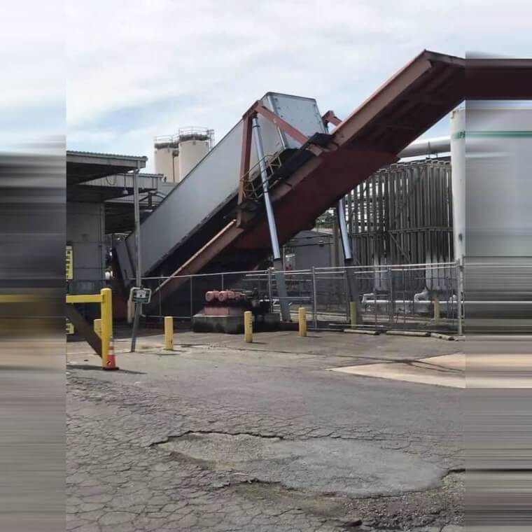 Unloading Potato Trailers At Frito-Lay