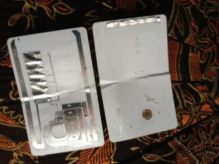 Inside of a Visa Credit Card