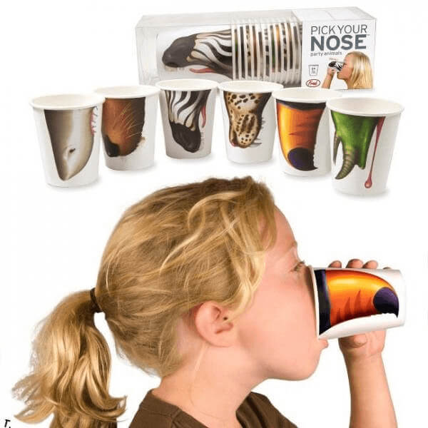 Hand Painted Disposable Cups