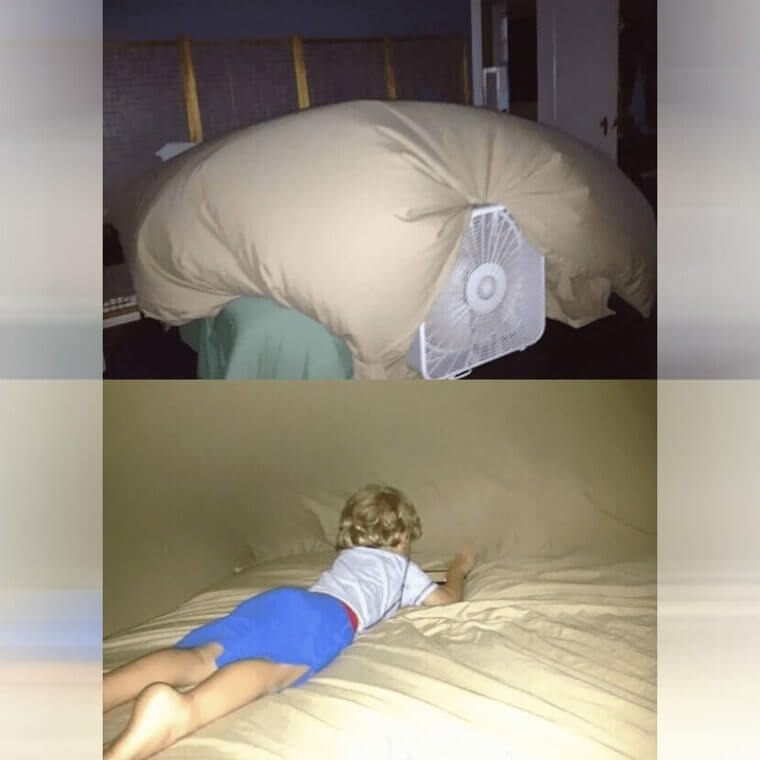 An Inflatable Fort