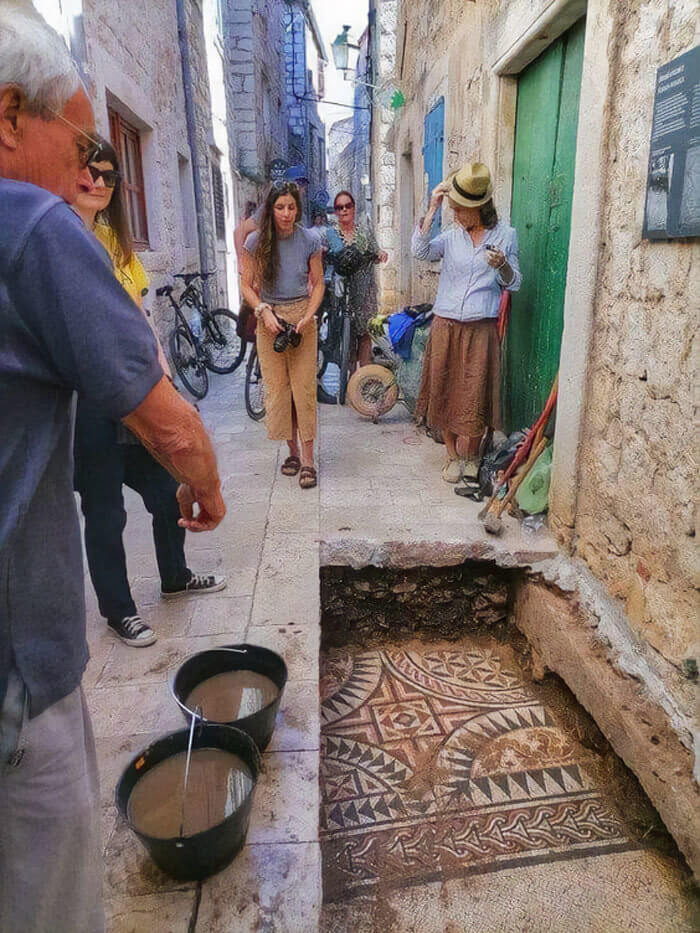 This Roman Mosaic Was Unexpectedly Uncovered in Croatia