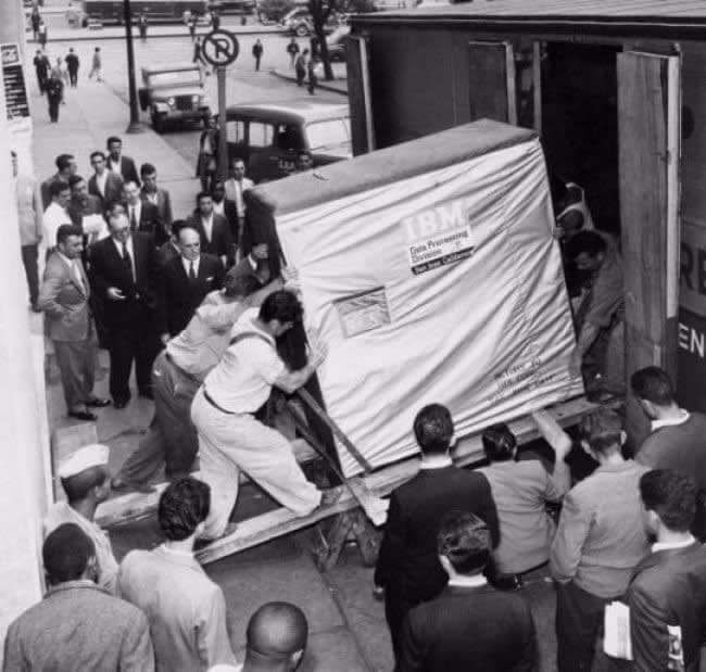 Futuristic 5MB IBM Hard Drive, 1956
