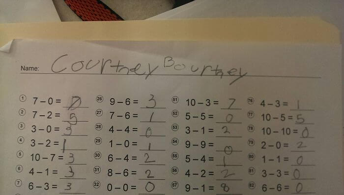 Nervous For The Math Test