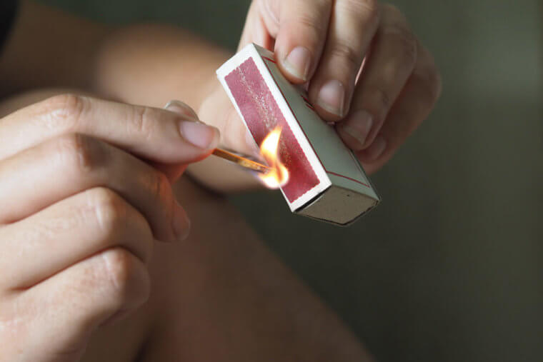 The Best Way To Light A Match In The Wind