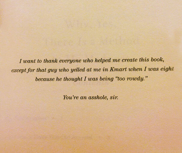 Thanks to Everyone…Except