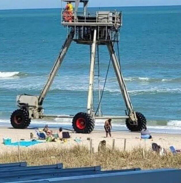 A Mobile Lifeguard Stand or a Transformer