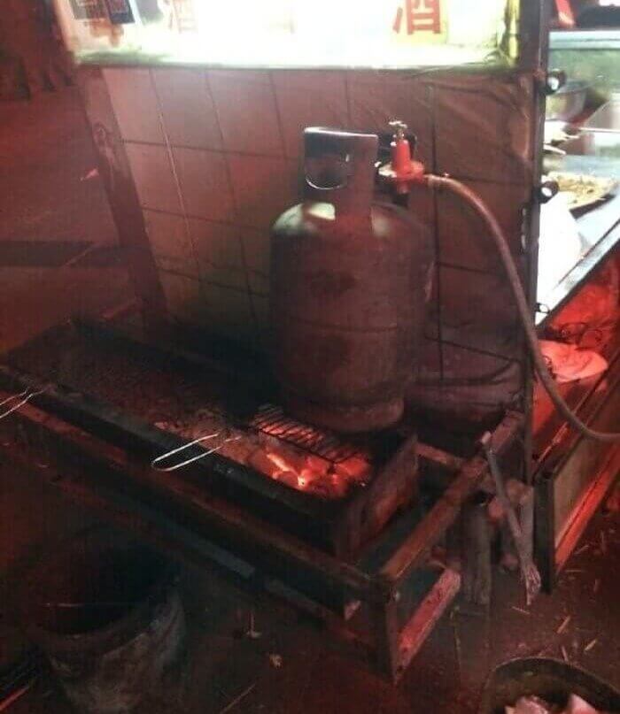 Both a Gas and a Coal Stove