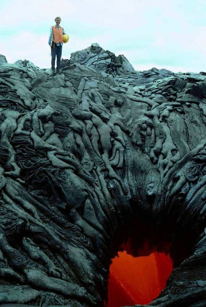 Souls Slipping Into The Fiery Depths Of The Underworld