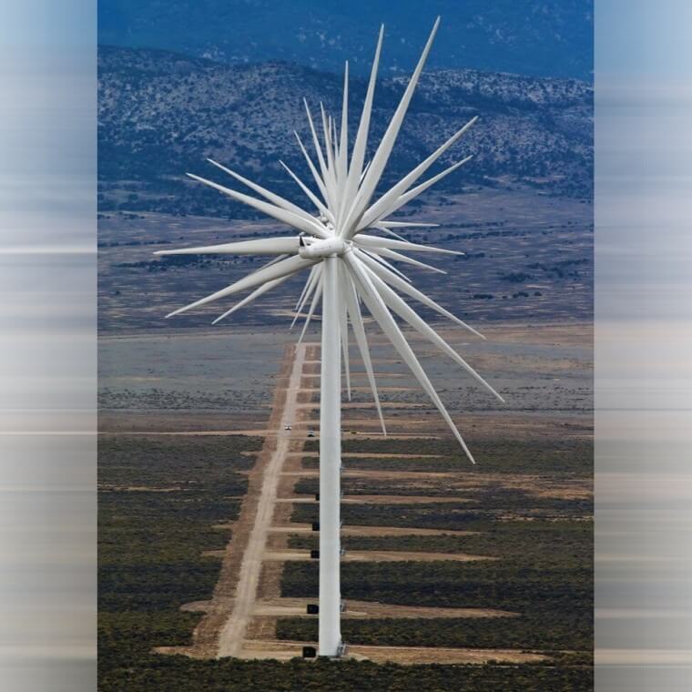 Wind Turbine Becomes A 27-Fold Star