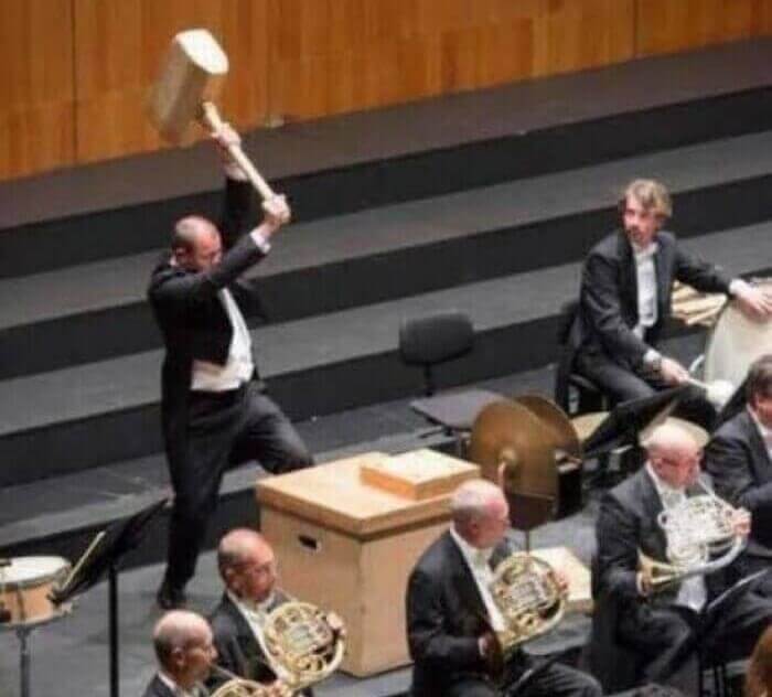 When Your Big Gong Solo Is Coming Up