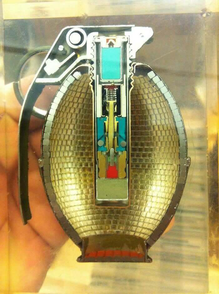 Inside of A Frag Grenade