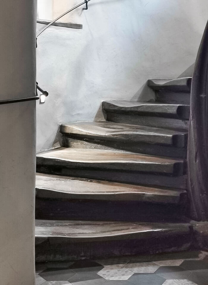 A 400-Year-Old Staircase In Europe