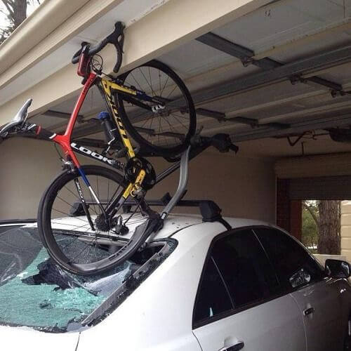 When You're Still Not Used To The Roof Rack