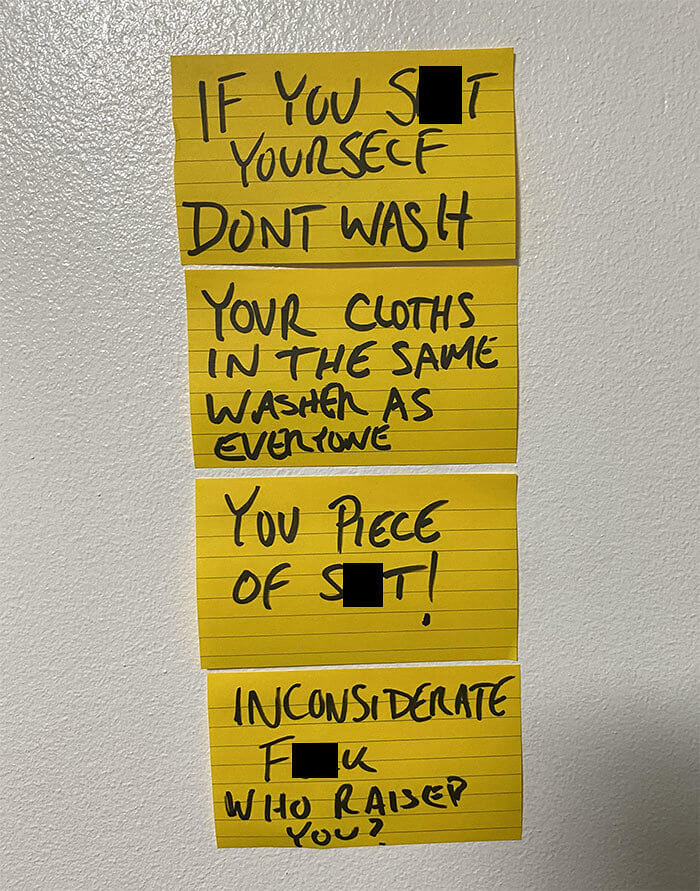 Some Things Are Not Meant To Be Washed In Communal Washing Machines