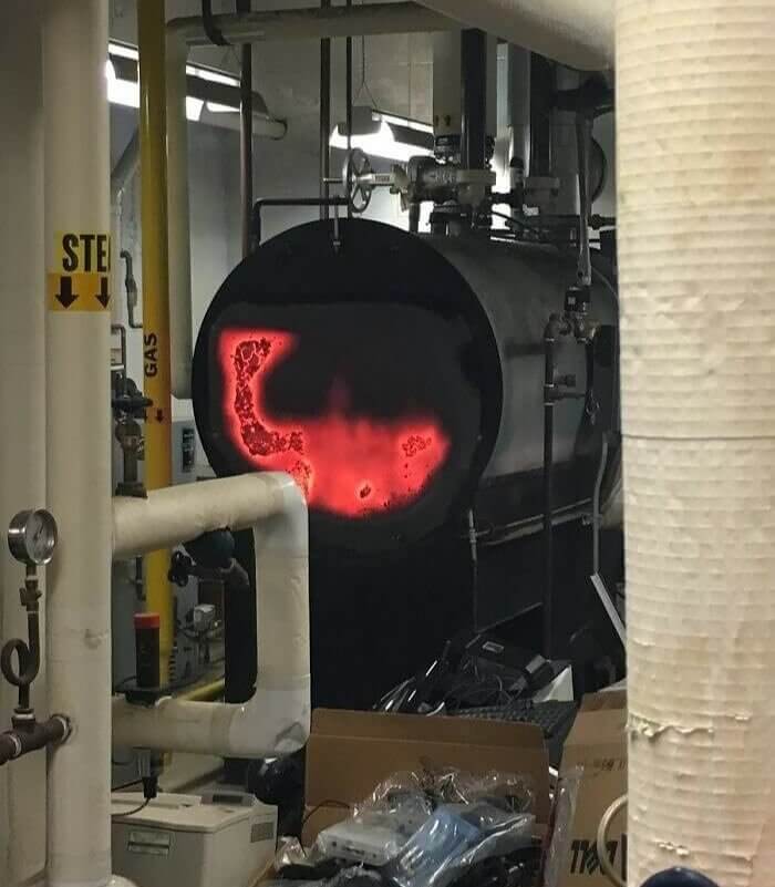A Water Boiler Inside the Building