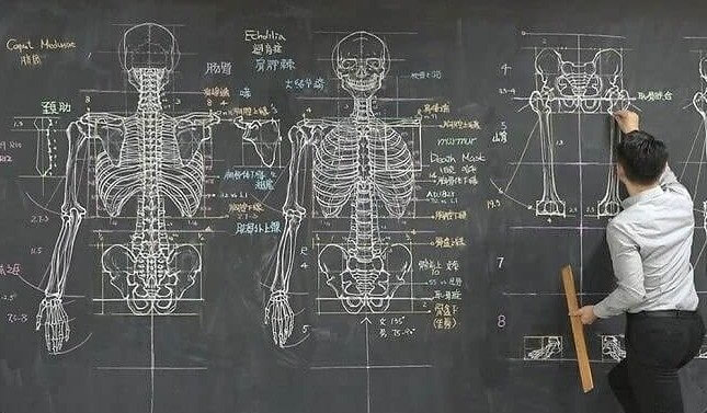 Taiwan Professor Goes Viral for His Blackboard Drawings