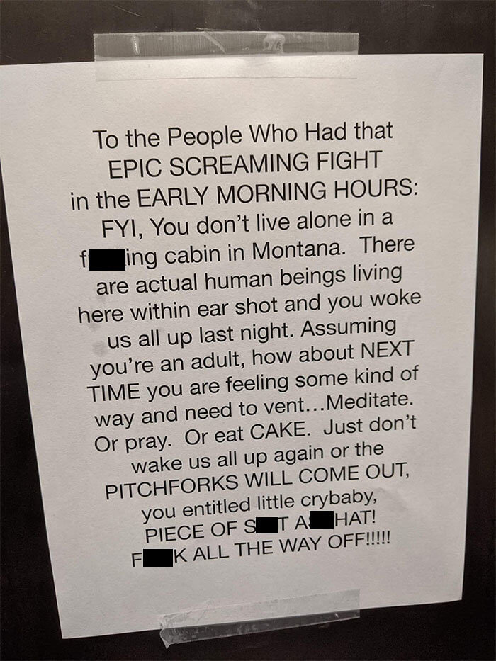 Noise Complaints Do Not Always Come From the Cops