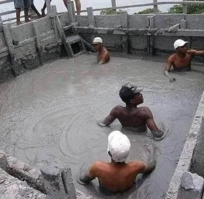 Who Wants to Take a Concrete Bath?