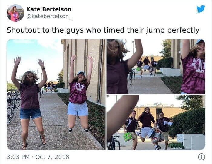 The Most Perfectly Timed Double Jump