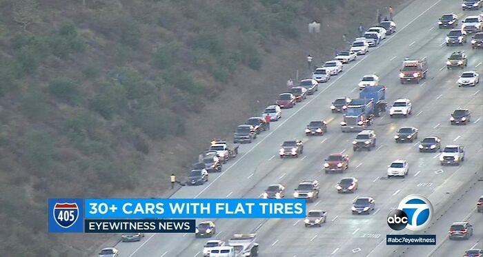 One Box of Nails Gave 30 Flat Tires