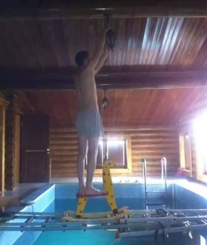 Rocking Into the Pool
