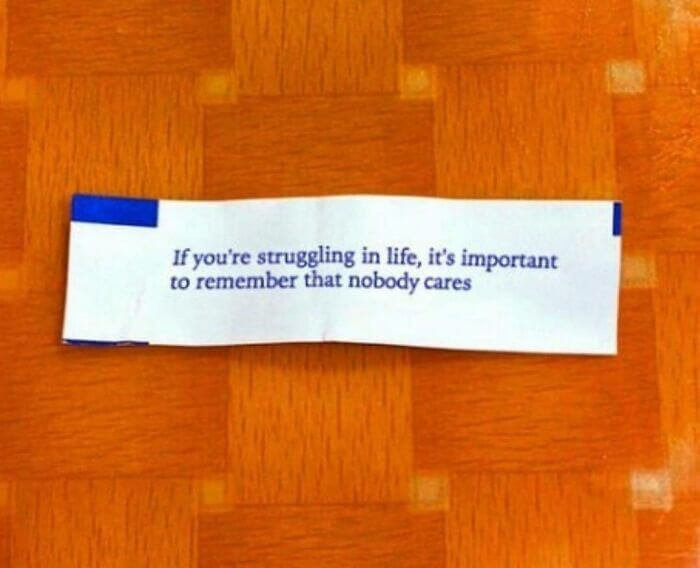 A Fortune Cookie a Day, Keeps the Depression Away