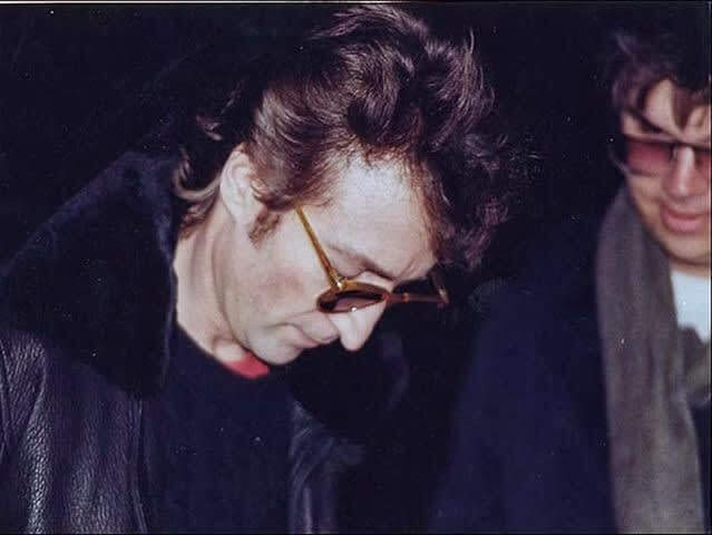 John Lennon of the Beatles Signs Autograph for John-Lennon-Murderer Mark David Chapman, 1980