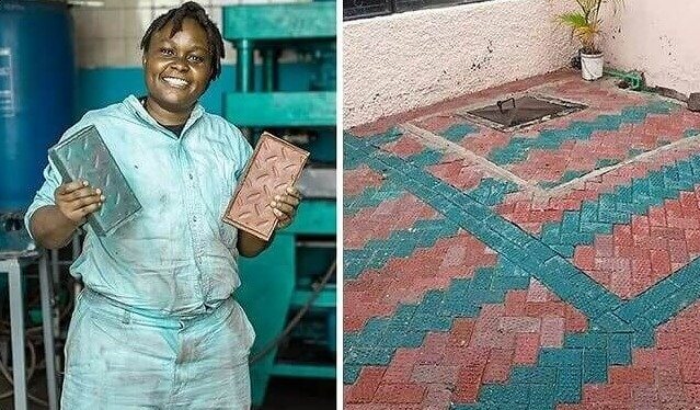 Turning Plastic Into Bricks