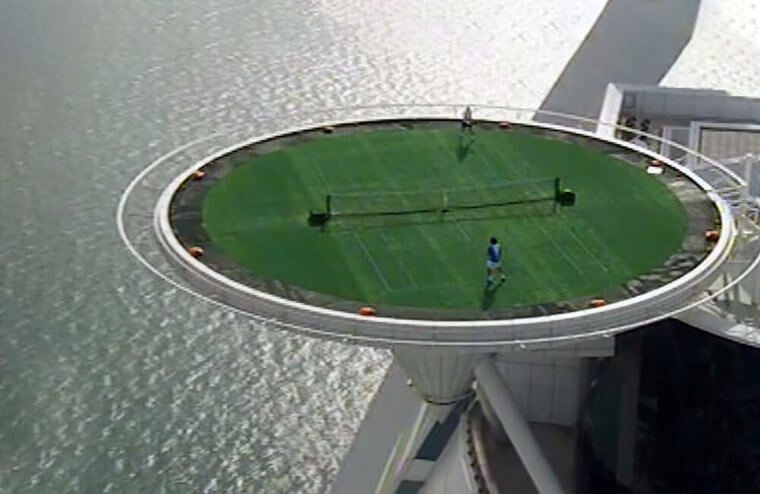High-Rise Tennis Courts