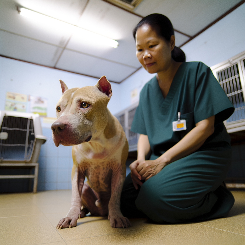 Starved Dog Collapses In Relief When Kind Hands Finally Reach Him