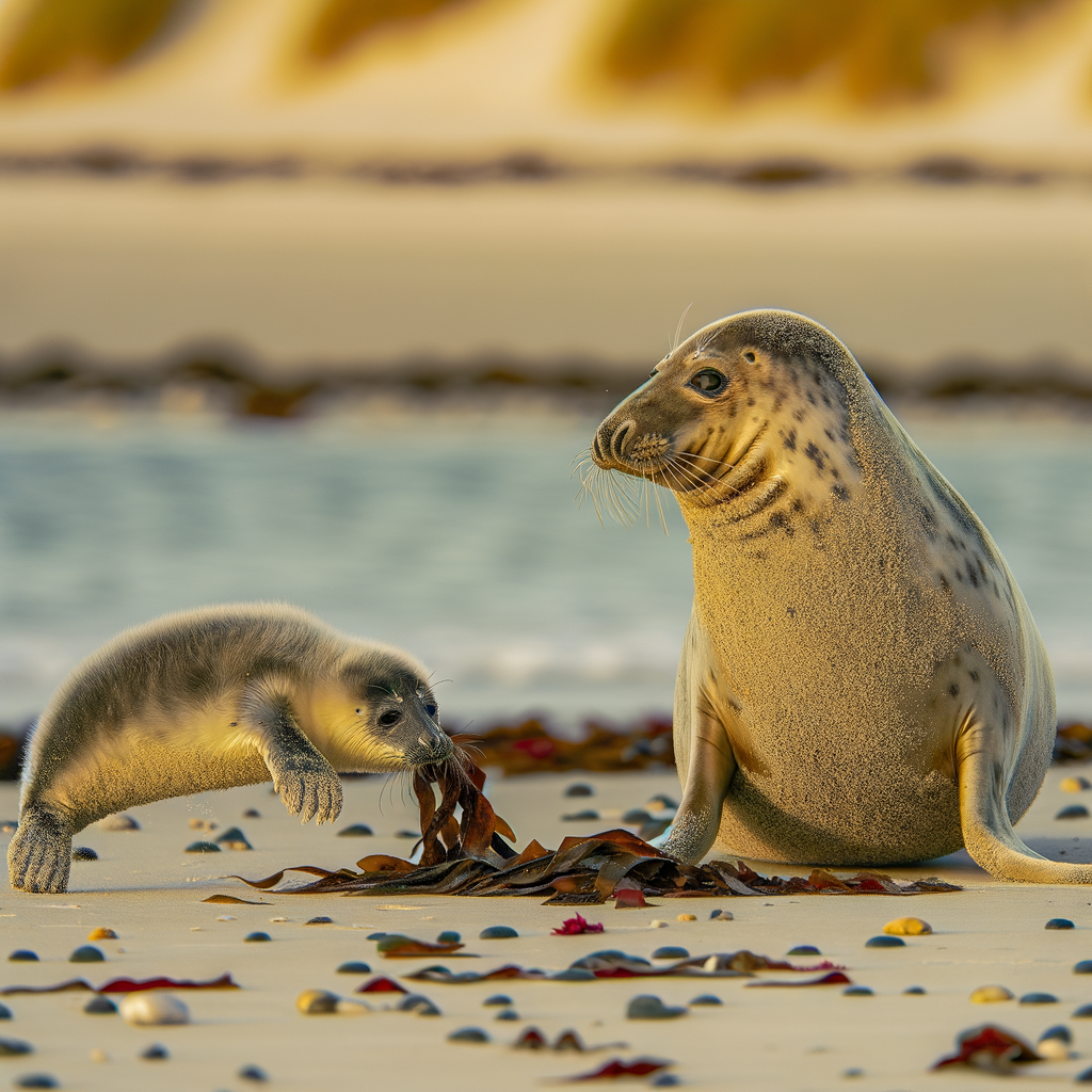 Orphaned Seal Released Years Ago Reappears as a Devoted New Mom