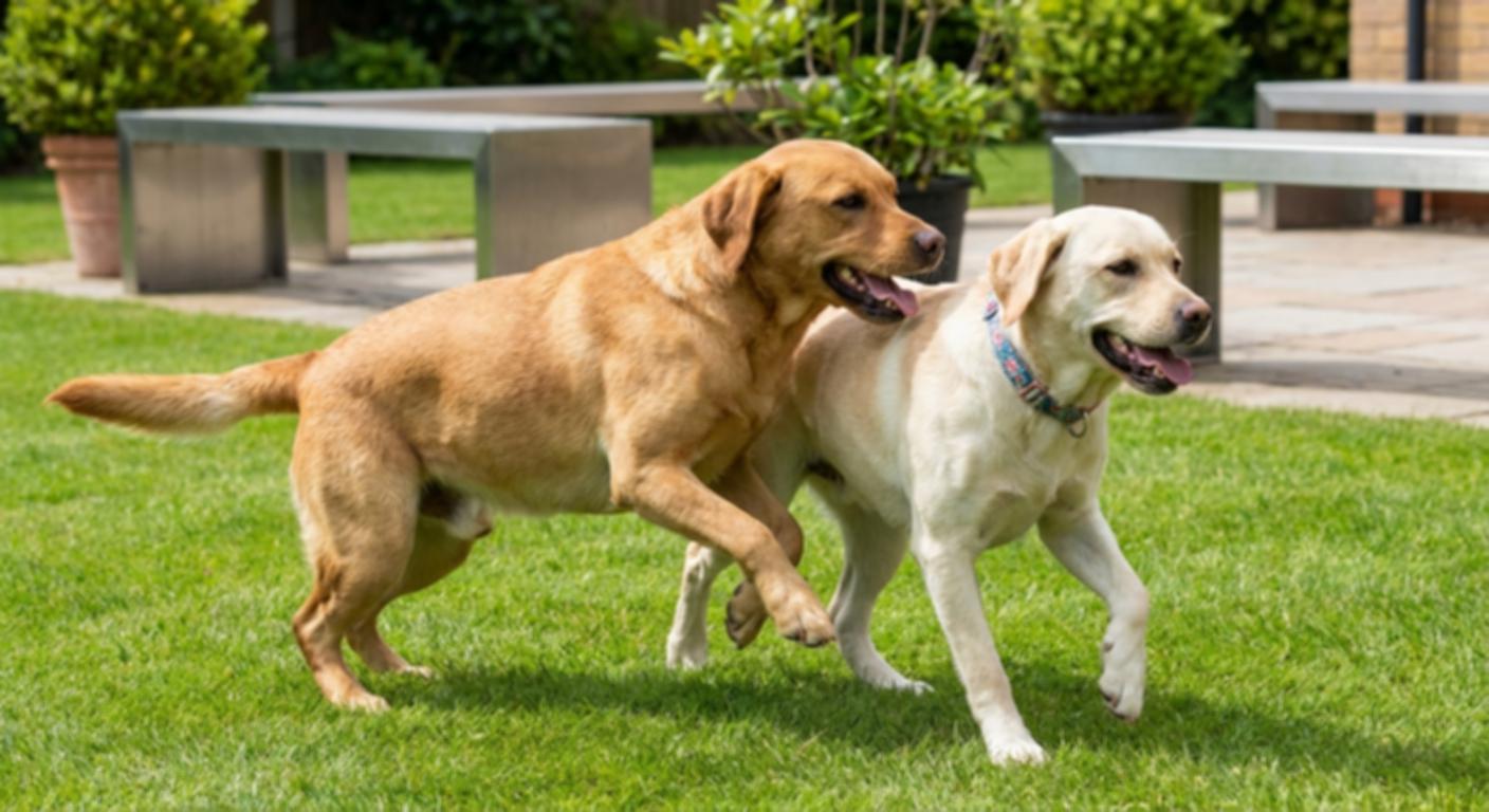 Heartwarming Guide Dog Reunion: Labrador Brothers Maple and Mikey Reunite